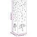 Supporto per Ombrellone Antracite 15.5 x 15.5 x 49 cm Metallo - Foto miniatura 9