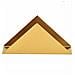Porta Tovaglioli Triangolare In Acciaio Inox Minimalista Moderno - Elegante Dispenser Di Tovaglioli Gold - Foto miniatura 1