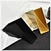Porta Tovaglioli Triangolare In Acciaio Inox Minimalista Moderno - Elegante Dispenser Di Tovaglioli Gold - Foto miniatura 3
