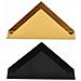 Porta Tovaglioli Triangolare In Acciaio Inox Minimalista Moderno - Elegante Dispenser Di Tovaglioli Gold - Foto miniatura 5