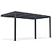 Pergola Bioclimatica Agosta 5x3, Addossata A Parete, Altezza 250cm - Alluminio Grigio - Foto miniatura 4