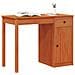 Scrivania Marrone Cera 100 x 50 x 74 cm Legno di pino massiccio - Foto miniatura 3