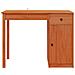 Scrivania Marrone Cera 100 x 50 x 74 cm Legno di pino massiccio - Foto miniatura 7