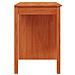 Scrivania Marrone Cera 100 x 50 x 74 cm Legno di pino massiccio - Foto miniatura 8
