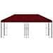 Gazebo con pareti laterali 6 x 3 m Borgogna - Foto miniatura 3
