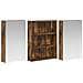 Set di Armadi da Bagno con lo scaffale 3 pcs 100 x 10,5 x 50 cm - Foto miniatura 5