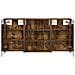 Set di Armadi da Bagno con lo scaffale 3 pcs 100 x 10,5 x 50 cm - Foto miniatura 7