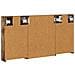 Set di Armadi da Bagno con lo scaffale 3 pcs 100 x 10,5 x 50 cm - Foto miniatura 9