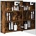 Mobiletto per specchio da bagno Rovere fumé 43 x 16 x 62.5 cm - Foto miniatura 3