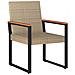 Set Mobili da Esterno 4 pcs Beige e Bianco Crema polyrattan - Foto miniatura 8