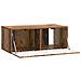 Mobile Porta TV da Muro Legno antico 78,5 x 41 x 30 cm - Foto miniatura 3