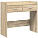 Tavolo consolle Rovere Sonoma 90 x 35 x 80 cm - Foto miniatura 1