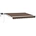 Cornice per Tenda Manuale con LED Tortora 4,5 × 3,5 m - Foto miniatura 1