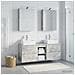Set di mobili per il bagno 5 pcs Grigio Cemento - Foto miniatura 2