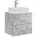 Set di mobili per il bagno 5 pcs Grigio Cemento - Foto miniatura 5