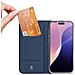 Custodia Per Iphone 16 Pro Max Con Copertura A Libro E Slot Per Schede - Blu - Foto miniatura 1