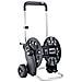 Carrello Avvolgitubo Con Telaio In Alluminio Completamente Antiruggine Robusto E Leggero - Foto miniatura 3