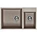 Lavello Quadra 440 Granitek Sottotop 78x 47 cm 2 vasche Colore Tortora 43 - Foto miniatura 1