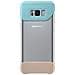 Cover in TPU per Galaxy S8 Plus Colore Menta e Marrone - Foto miniatura 1