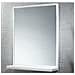Specchio Rettangolare Cm 45x60 Con Mensola Plastica Bianco - 45x60 2901 - Foto miniatura 2