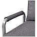 Poltrona Girevole E Divano Letto Grigio Scuro 60x75x80 Cm - Foto miniatura 7