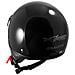 Casco Demi Jet Scooter Moto Omologato Ece 22 05 Frontino Sonicmoto Nero Xs - Foto miniatura 2