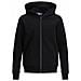 Basic Sweat Zip Hood Noos Jr Felpa Con Cappuccio Ragazzo Cm 128 - Foto miniatura 1