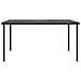 Tavolo Da Pranzo Per Esterni Antracite 150x90x74 Cm In Acciaio - Foto miniatura 2