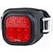 Luce Posteriore a LED Rosso per Bici Colore Nero - Foto miniatura 1