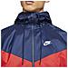 Giacca A Vento Da Uomo Con Cappuccio Windrunner Rosso Taglia L Cod Da0001-657 - Foto miniatura 3
