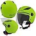 Casco Scooter Moto Bambino Ragazzo Protettivo Certificato Ece2205 Verde Opaco Xl - Foto miniatura 1