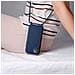 Cover Semirigida Per Iphone 11 Pro Max Cordino Nylon Intrecciato 80 Cm Blu - Foto miniatura 5
