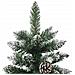 Albero Di Natale Artificiale Con Base Verde 210 Cm Pvc - Foto miniatura 2