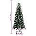 Albero Di Natale Artificiale Con Base Verde 210 Cm Pvc - Foto miniatura 3