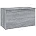 Cassapanca Grigio Sonoma 84x42x46 Cm In Legno Ingegnerizzato - Foto miniatura 2
