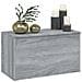 Cassapanca Grigio Sonoma 84x42x46 Cm In Legno Ingegnerizzato - Foto miniatura 4