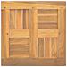 Piano Tavolo Quadrato 40x40x2,5 Cm In Legno Massello Di Teak - Foto miniatura 2