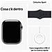 Watch Series 9 GPS + Cellular Cassa 45m in Acciaio inossidabile Grafite con Cinturino Sport Band Mezzanotte - S /M - Foto miniatura 6