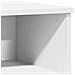 Comodino Bianco 40x35x50 Cm In Legno Multistrato - Foto miniatura 10