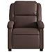 Poltrona Massaggiante Reclinabile Marrone In Similpelle - Foto miniatura 3
