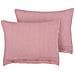 Set Di 2 Cuscini Aalita Cotone 40 X 60 Cm Rosso A Strisce - Foto miniatura 5