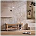 Panca Scarpiera Cassapanca Da Interno Mobile Bagno Naturale-grigio 110x37x44cm Hfsr02-n - Foto miniatura 6