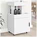 Carrello Bar Bianco 50x41x89 Cm In Legno Multistrato - Foto miniatura 1