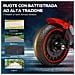 Moto Elettrica Per Bambini 18-36 Mesi Con Rotelle E Fanale, 76x42x57 Cm, Rosso E Nero - Foto miniatura 5