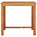Set Bar Da Giardino 5 Pz Nero In Legno Acacia E Polyrattan - Foto miniatura 6
