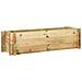 Fioriera Giardino Letto Vegetale In Legno Impregnato 120 Cm - Foto miniatura 2