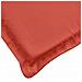 Cuscino Panca Da Giardino Rosso Mélange 150x50x7 Cm In Tessuto - Foto miniatura 4