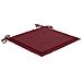 Sedie Giardino Con Cuscini Rosso Vino 4 Pz Legno Massello Teak - Foto miniatura 7