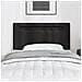 Testiera Design Semplice Nera 90 cm in Finta Pelle - Foto miniatura 3