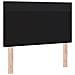 Testiera Design Semplice Nera 90 cm in Finta Pelle - Foto miniatura 4